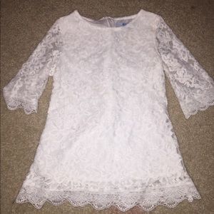 White lace dress 4t
